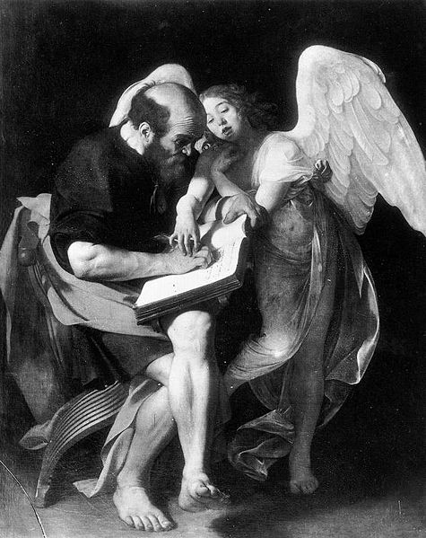 Caravaggio_MatthewAngel